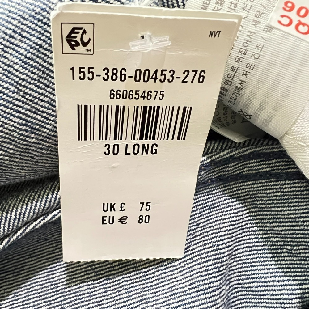 Abercrombie & Fitch 90s Relaxed Jeans High Rise Straight Leg 30 Long Curve Love - Picture 6 of 9